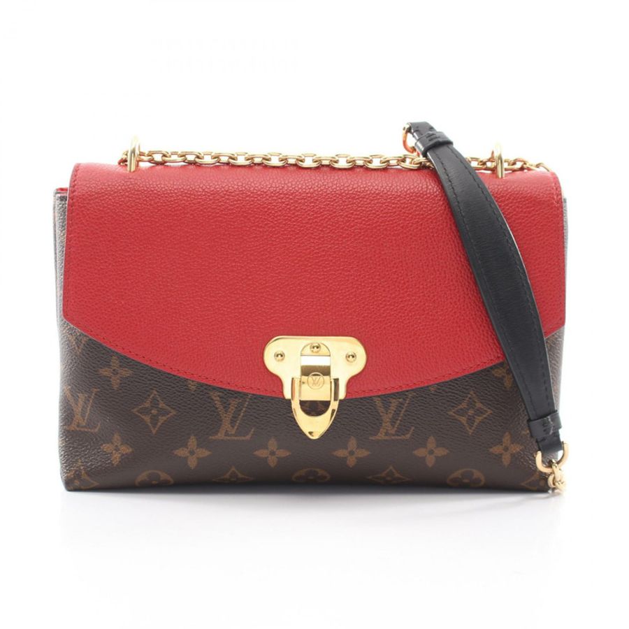 路易威登 Saint Placide 鏈條肩背包 M43713 Monogram Cerise 二手女士-0