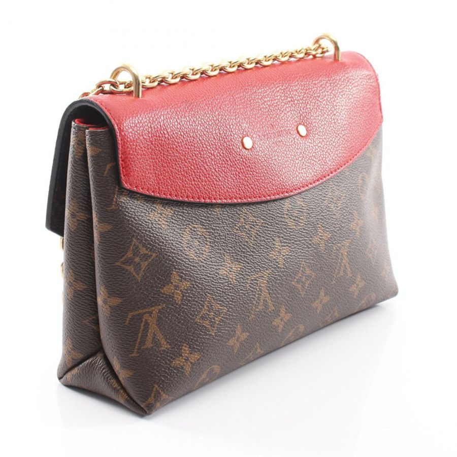 路易威登 Saint Placide 鏈條肩背包 M43713 Monogram Cerise 二手女士-1