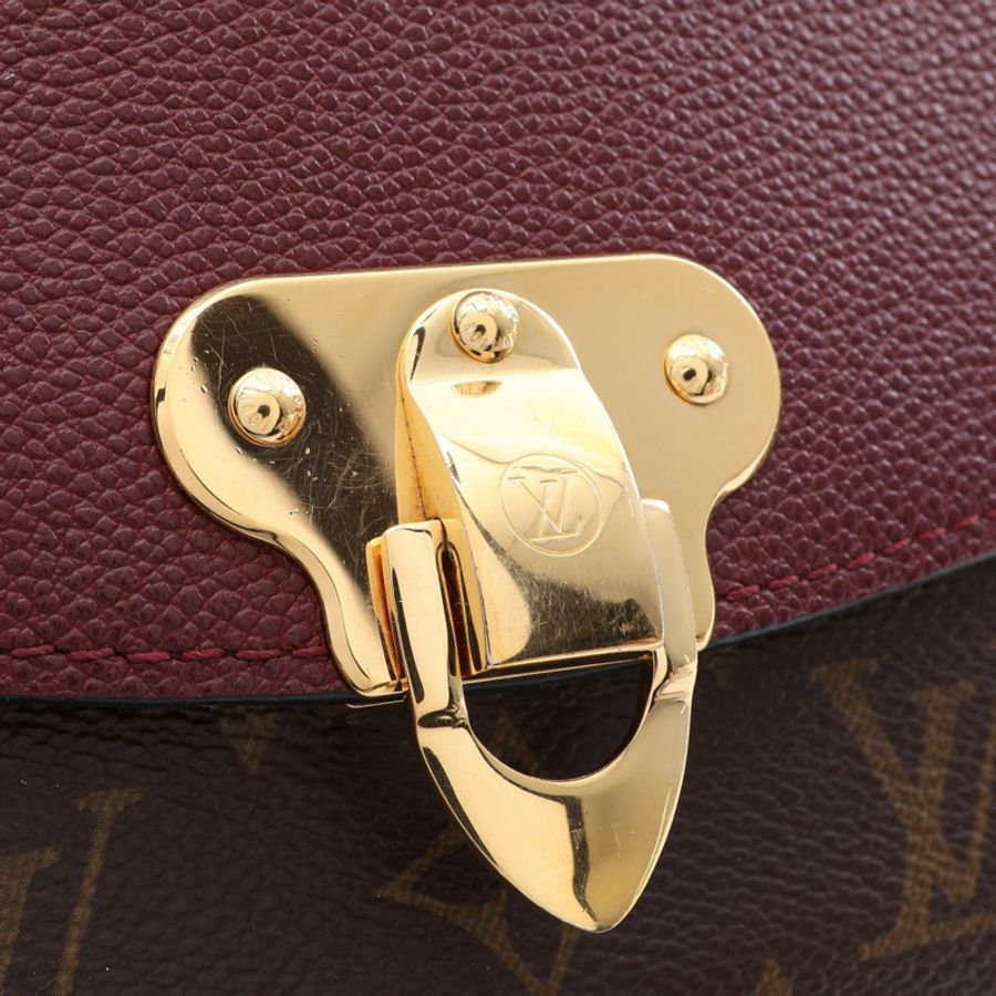 路易威登 Saint Placide 鏈條單肩背包 M43715 Monogram 皮革 棕色-9