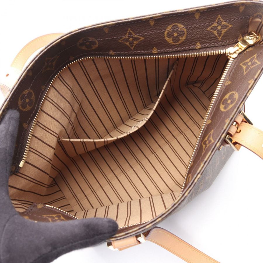 路易威登 Cabas Piano 手提單肩包 M12095 Monogram 皮革 棕色 二手-2