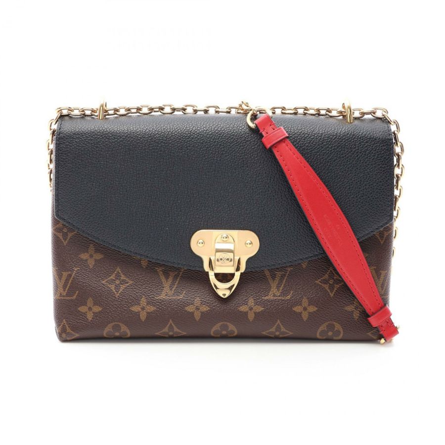 路易威登 Saint Placide 單肩包 M43714 Monogram 皮革 棕色-0