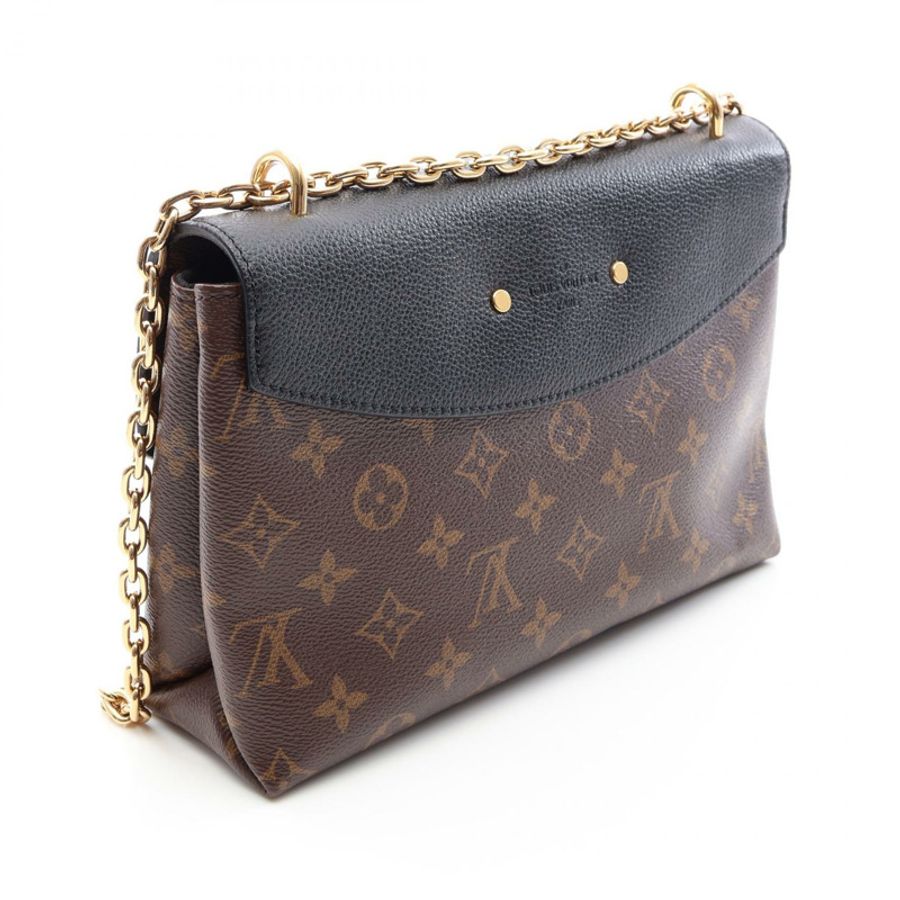 路易威登 Saint Placide 單肩包 M43714 Monogram 皮革 棕色-1