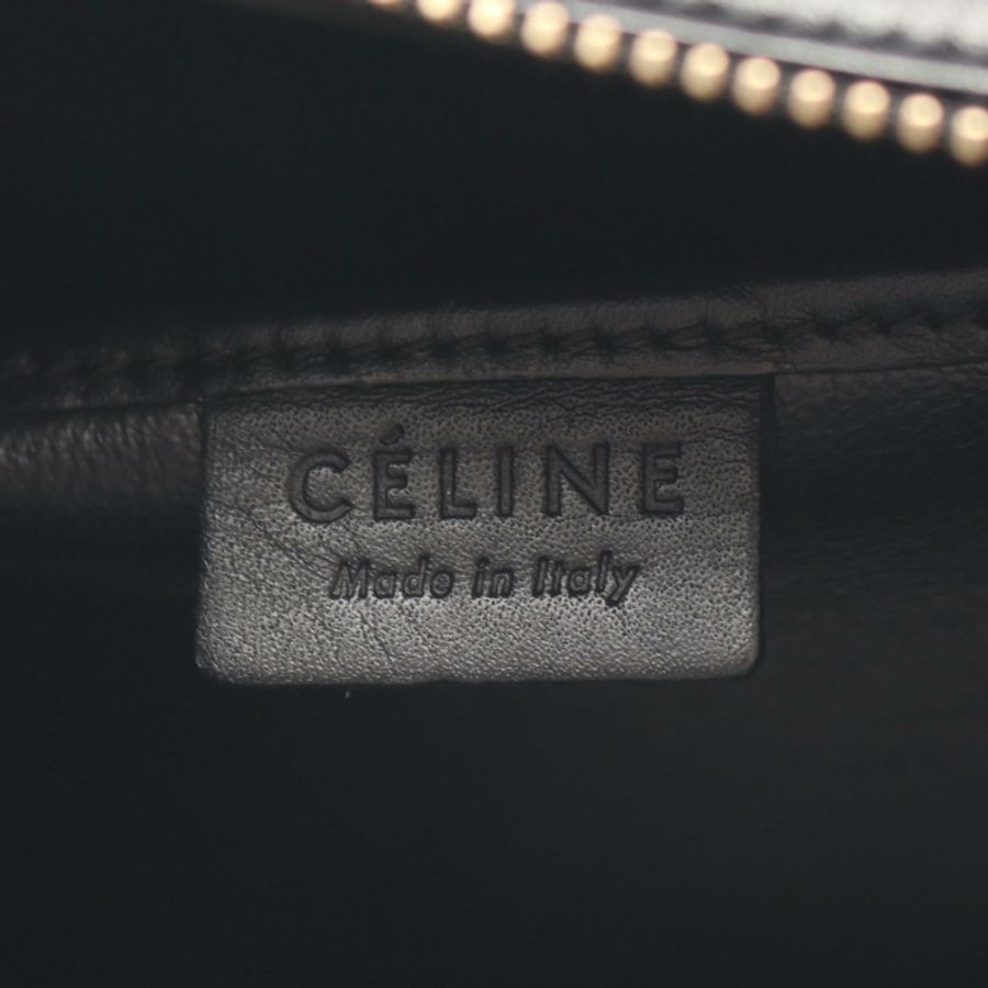 CELINE Luggage Nano Shopper 2WAY 單肩手提包 168243 皮革 粉紅色 黑色-3