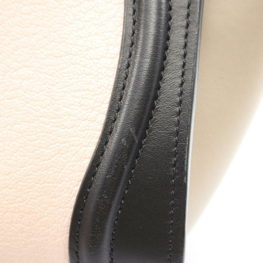 CELINE Luggage Nano Shopper 2WAY 單肩手提包 168243 皮革 粉紅色 黑色-7