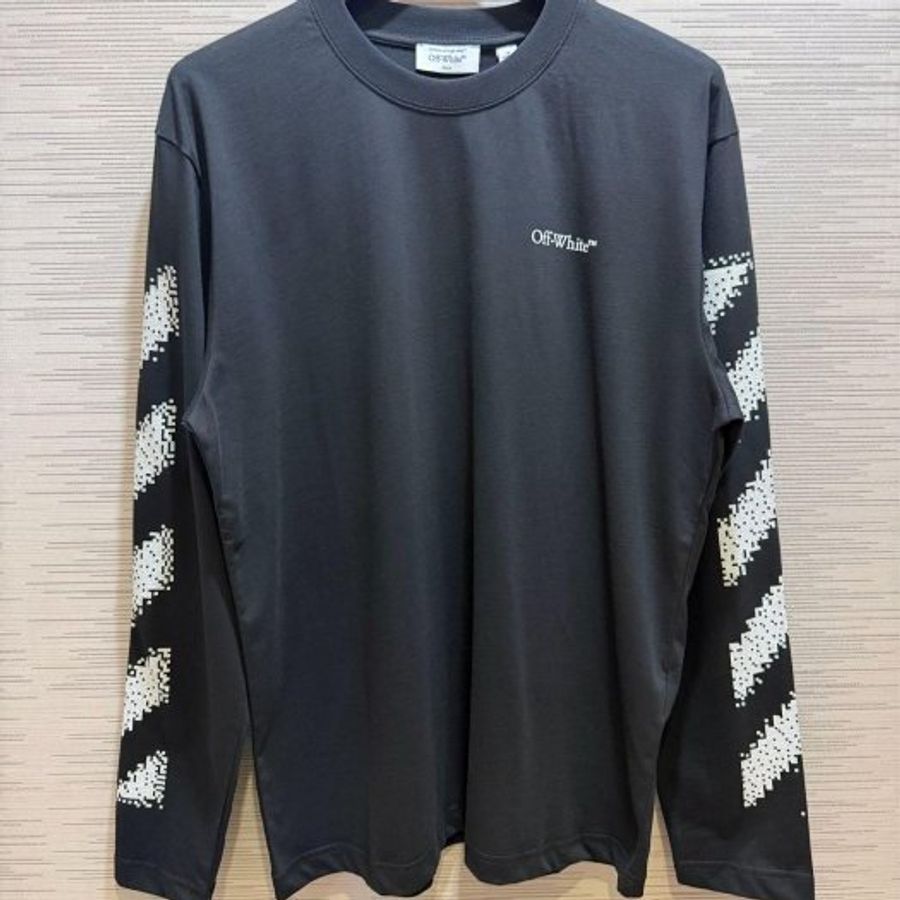 💎Han's house精品服飾💎OFF WHITE 刺繡 箭頭 長袖 現貨 M  原價20900-0