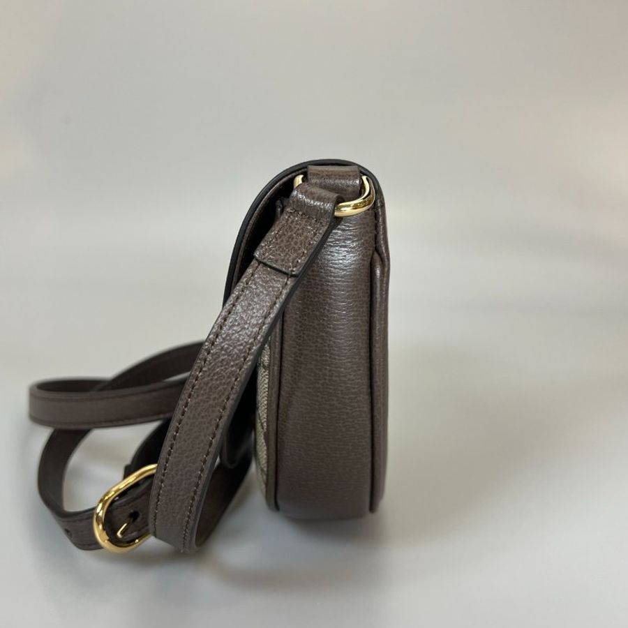 GUCCI 757309 老花半月包-3