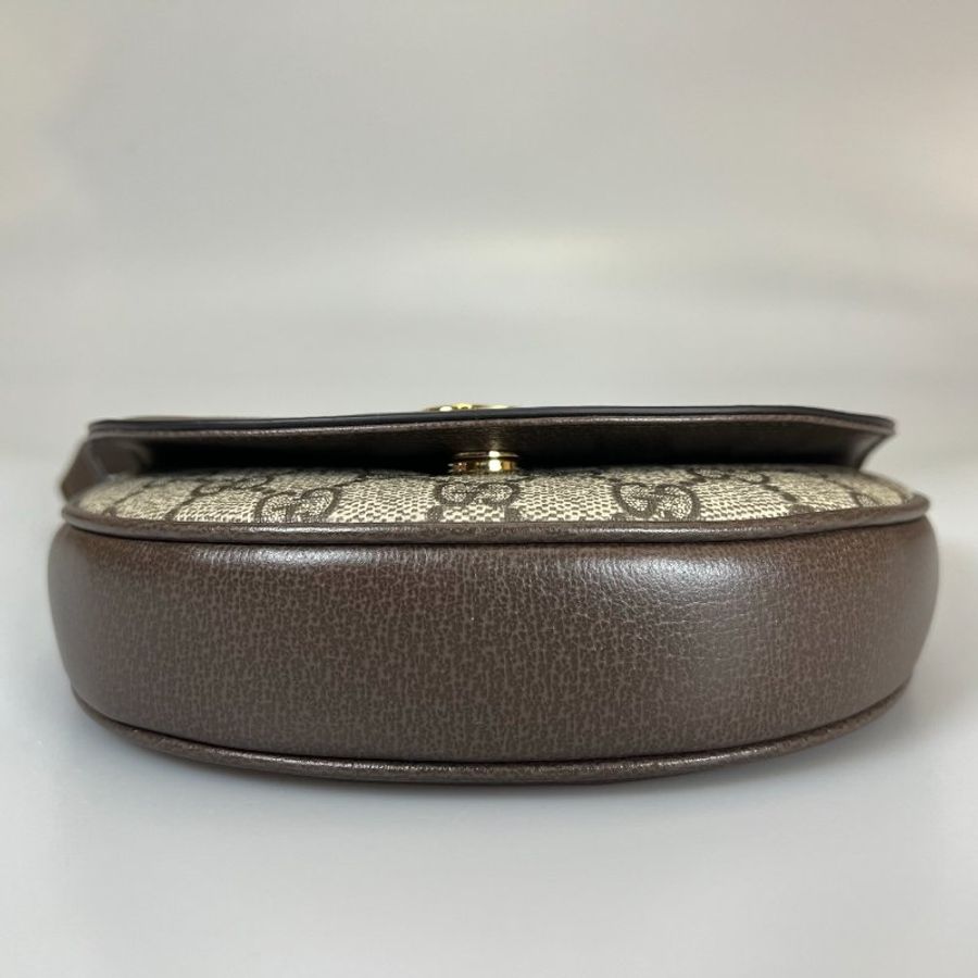 GUCCI 757309 老花半月包-4