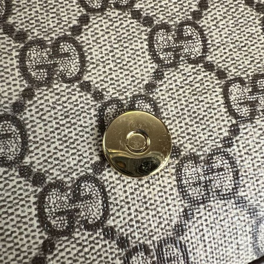 GUCCI 757309 老花半月包-9