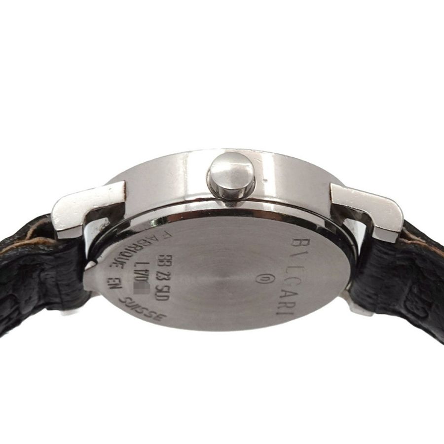寶格麗 (BVLGARI) Date BB23SLD 女士腕錶 黑色石英錶-5