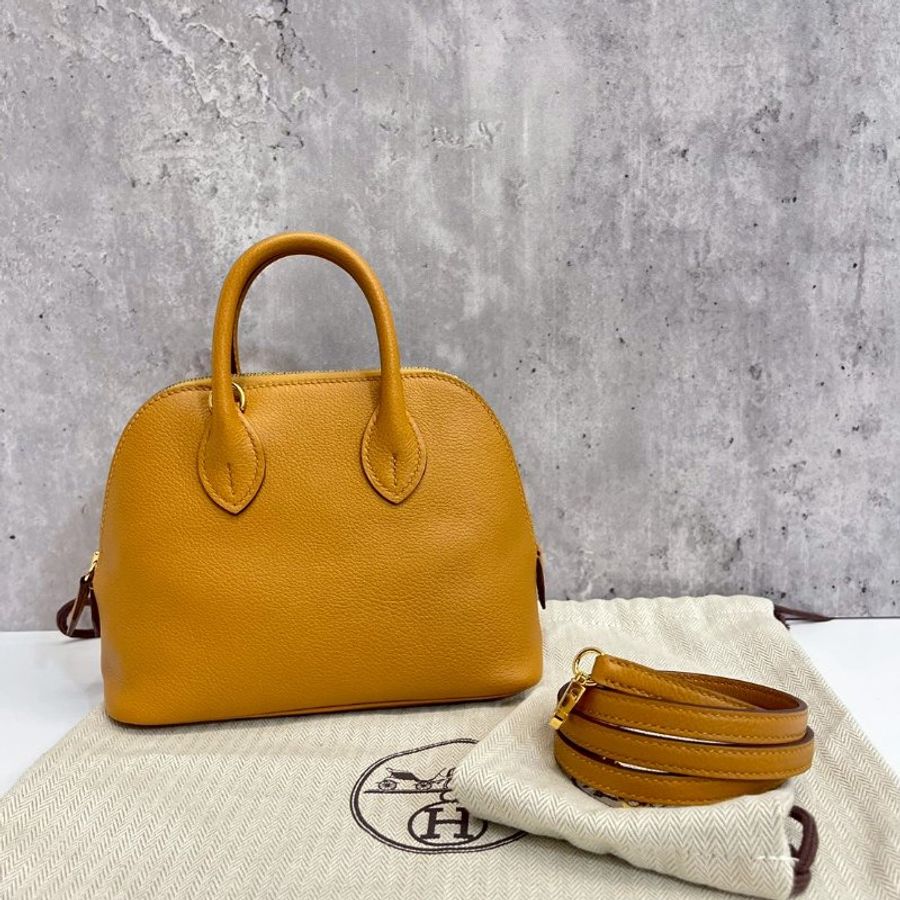 Hermes mini bolide 焦糖色-0