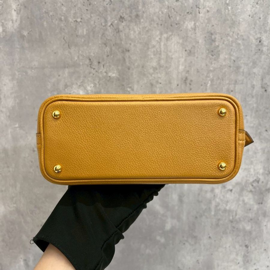 Hermes mini bolide 焦糖色-7