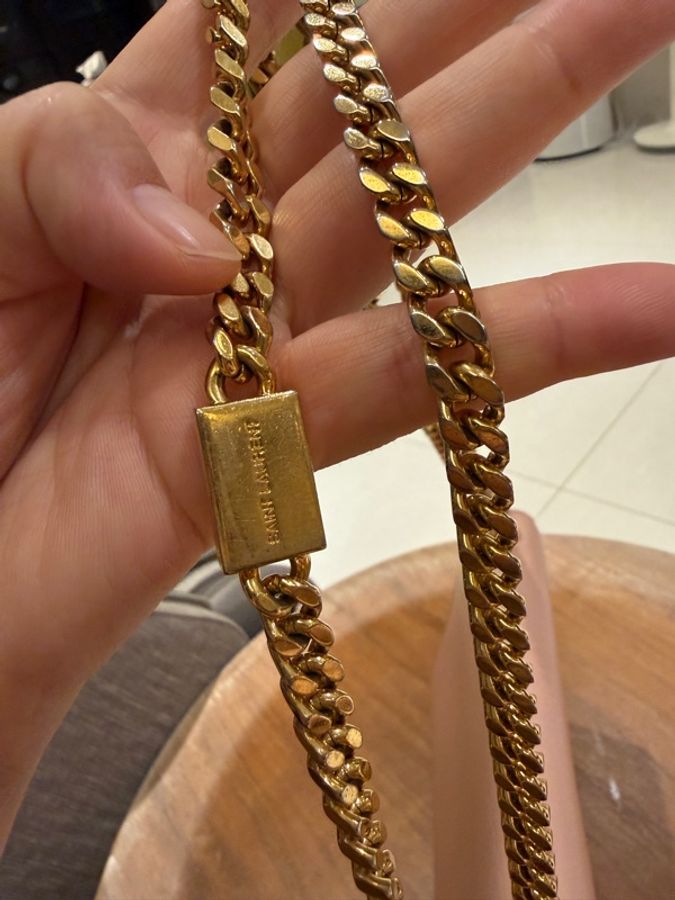 YSL Saint Laurent 粉紅色 肩背包 側背包-2