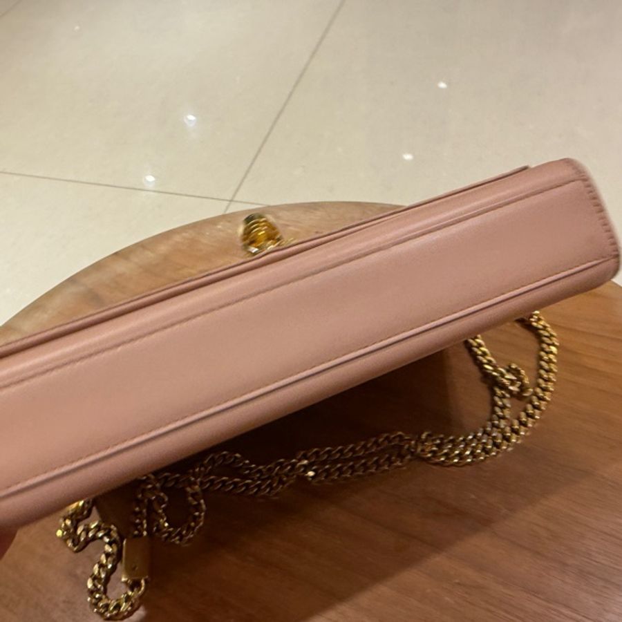 YSL Saint Laurent 粉紅色 肩背包 側背包-7