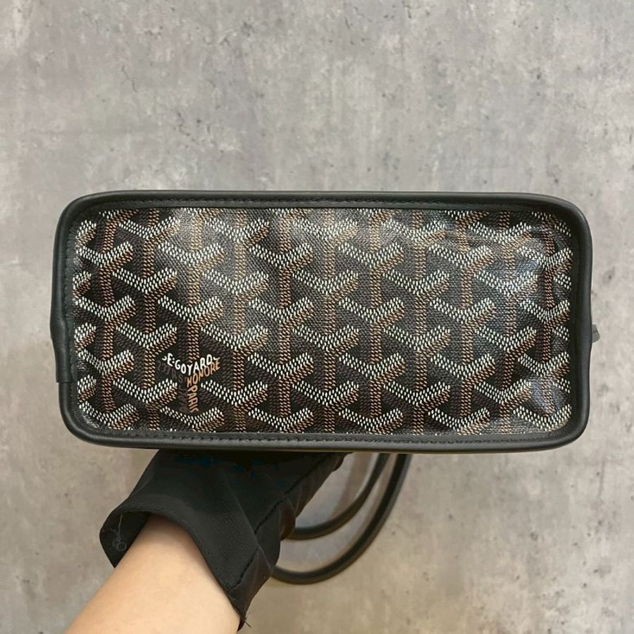 Goyard mini tote 黑色 閒置全新-7
