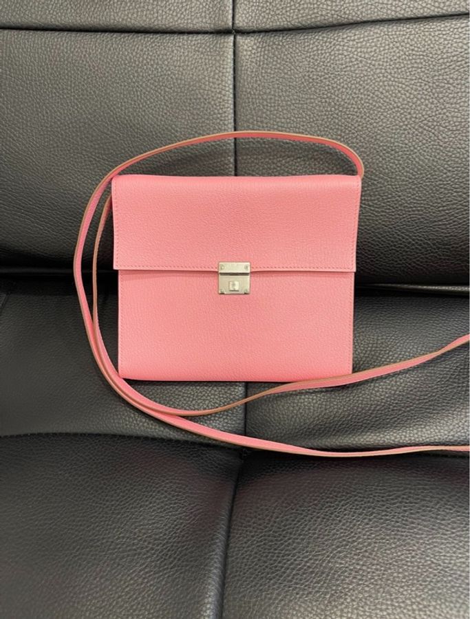 【愛馬仕性價比之王✨】Clic16 Wallet rose ete 夏日玫瑰 郵差包|錢包|-1