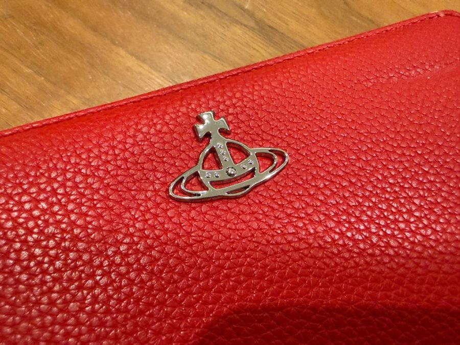 Vivienne Westwood 紅色長夾-0