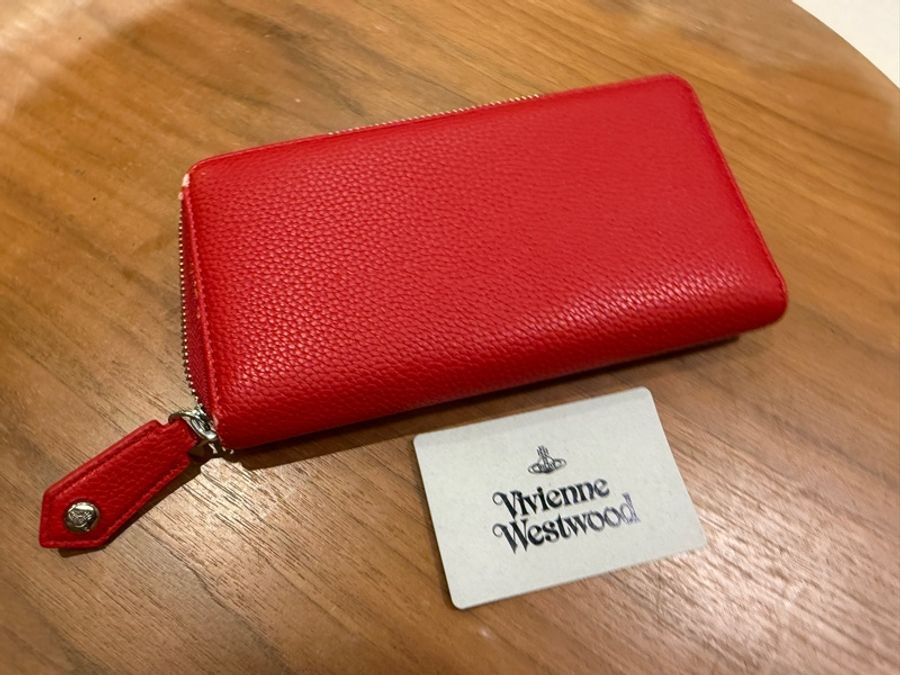Vivienne Westwood 紅色長夾-3