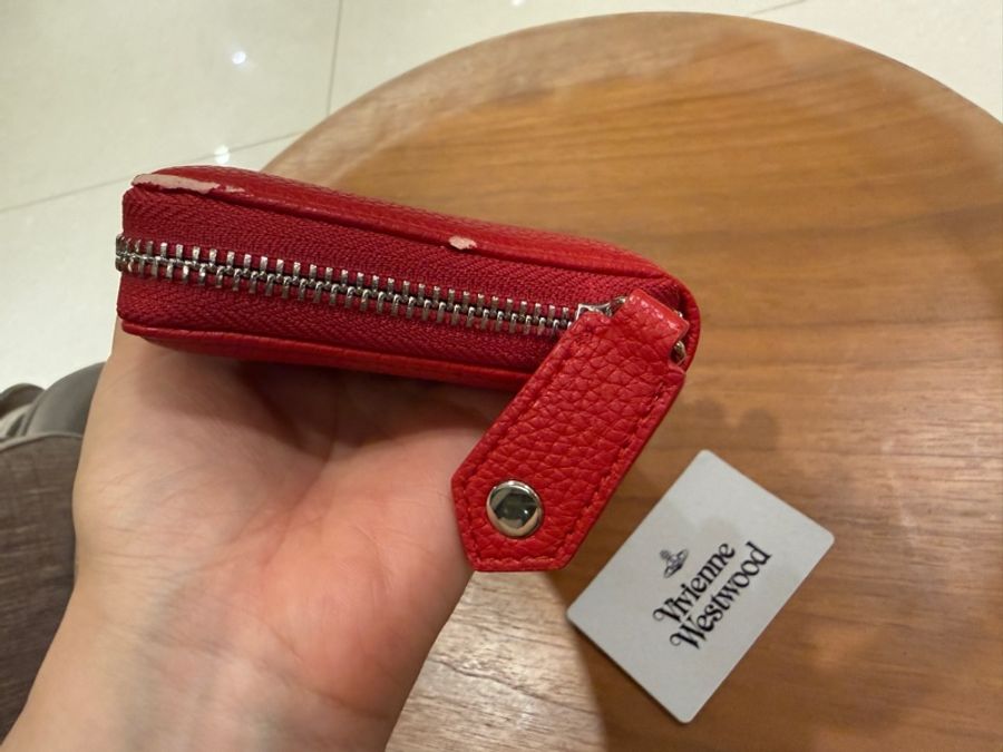Vivienne Westwood 紅色長夾-9