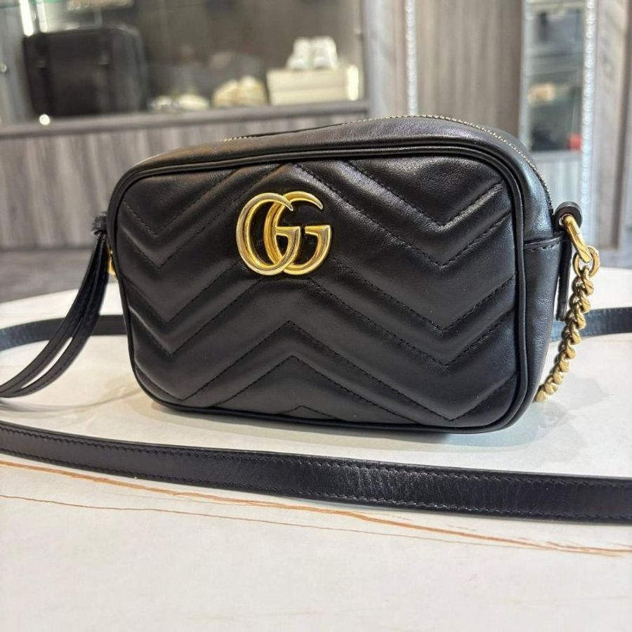 GUCCI GG Marmont mini相機包 18cm-0