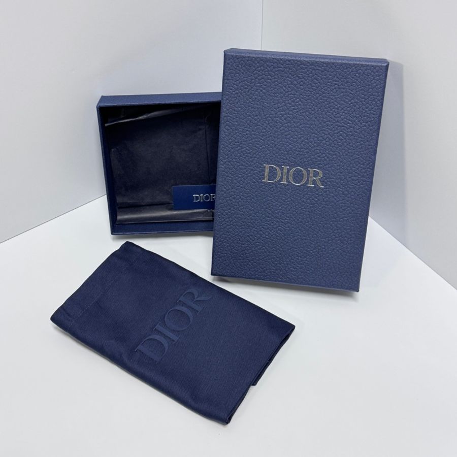 (全新閒置🎁) DIOR CD Icon 粒面小牛皮 長夾 專櫃31,000-2