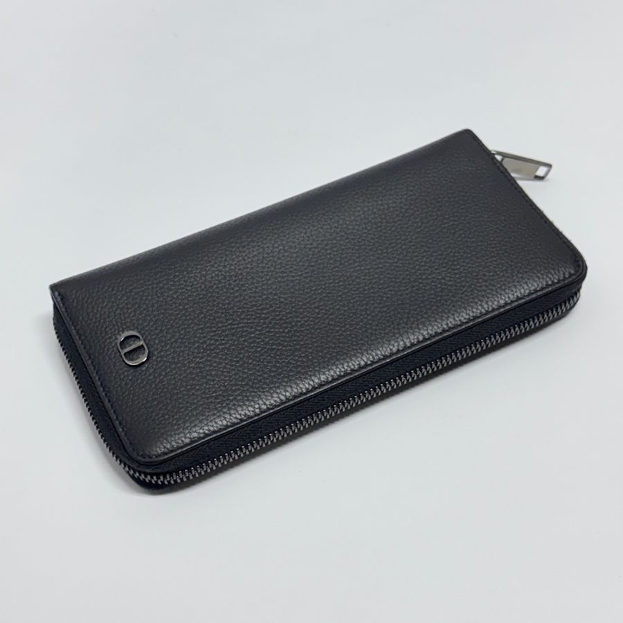(全新閒置🎁) DIOR CD Icon 粒面小牛皮 長夾 專櫃31,000-5
