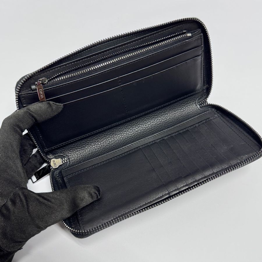 (全新閒置🎁) DIOR CD Icon 粒面小牛皮 長夾 專櫃31,000-12