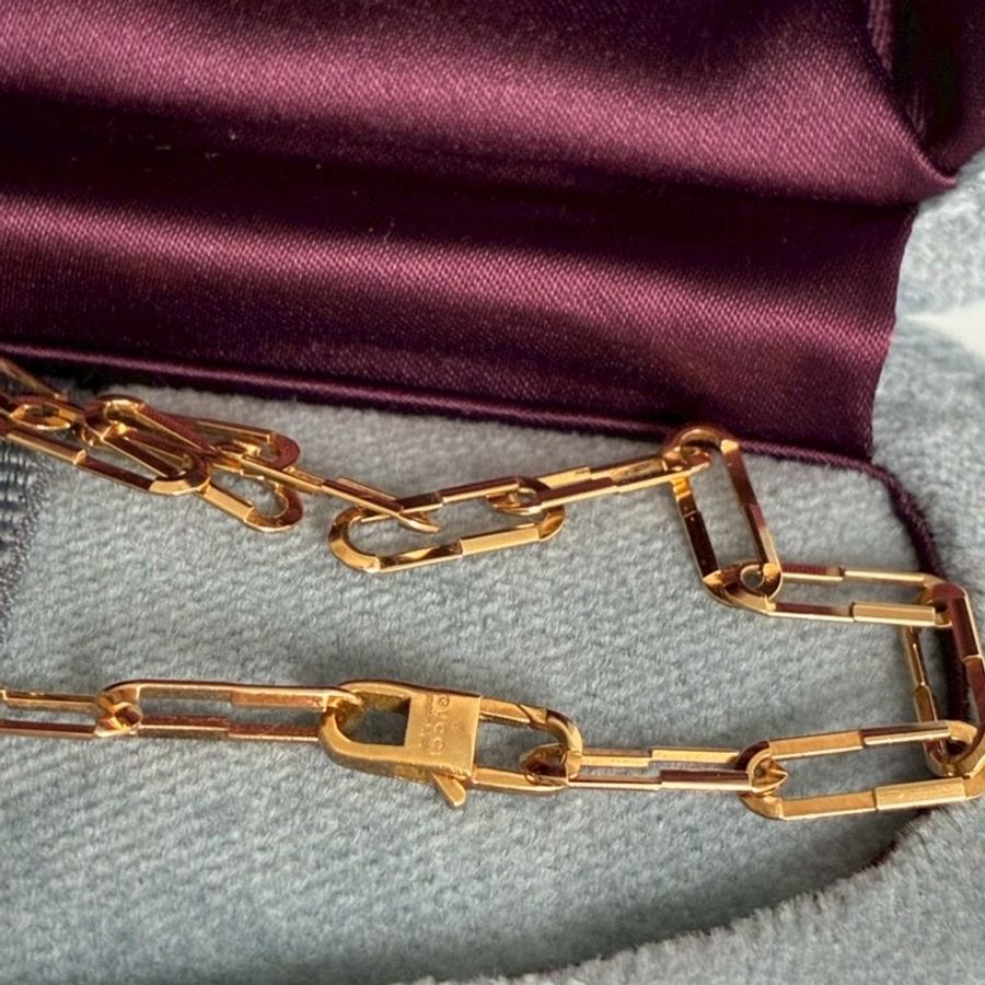 Gucci 18k鏈節項鍊✨✨-12