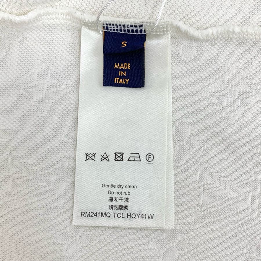 Louis Vuitton 24款 白色口袋老花T恤 S码-5