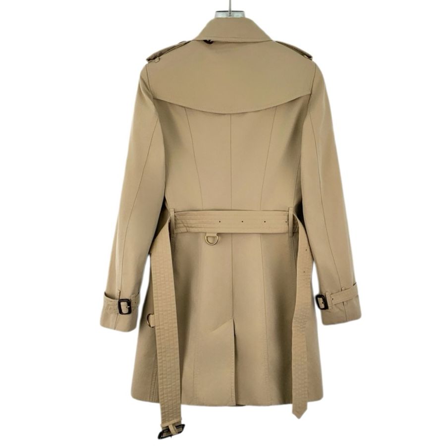 Burberry 棕色风衣外套 S码-1