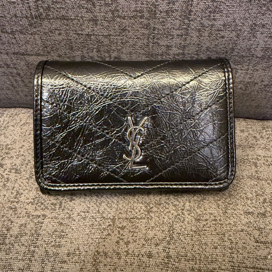 YSL Niki 三折短夾-0