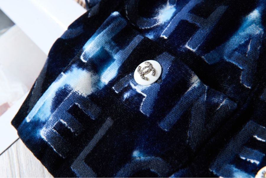 Chanel 絲絨短款短袖-4
