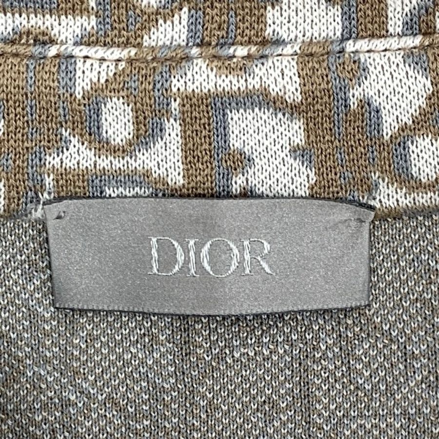 Dior 22款 棕色长袖衬衫 S码 全新带吊牌-5