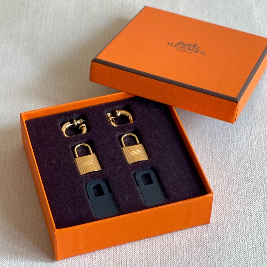 💗全新 絕版🍊Hermes 愛馬仕 女裝 O'Kelly earrings 耳環 耳釘🎁-4