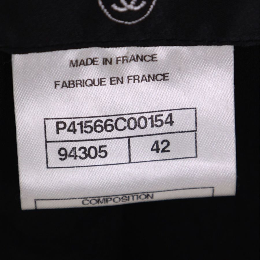 Chanel 11年拜占庭金色菱格纹链条小羊皮皮衣外套-18