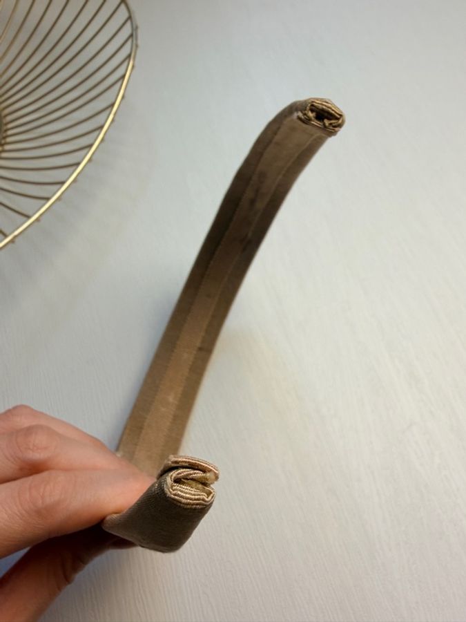 Celine 凱旋門髮箍 頭箍 奶茶駝色-19