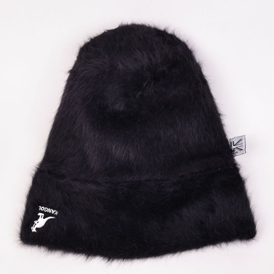 Supreme x Kangol联名黑色毛绒帽冷帽帽子-1