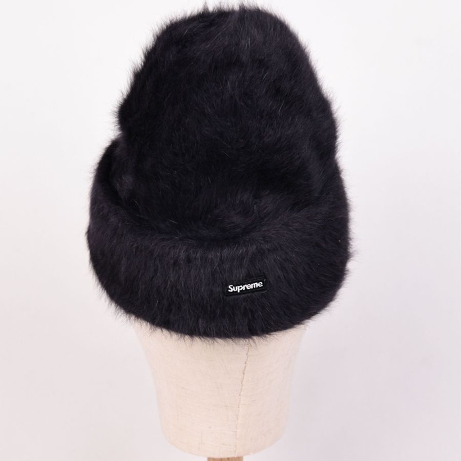 Supreme x Kangol联名黑色毛绒帽冷帽帽子-9