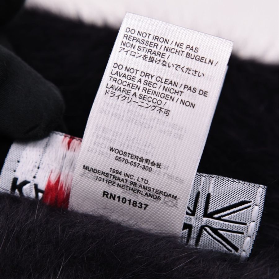 Supreme x Kangol联名黑色毛绒帽冷帽帽子-16