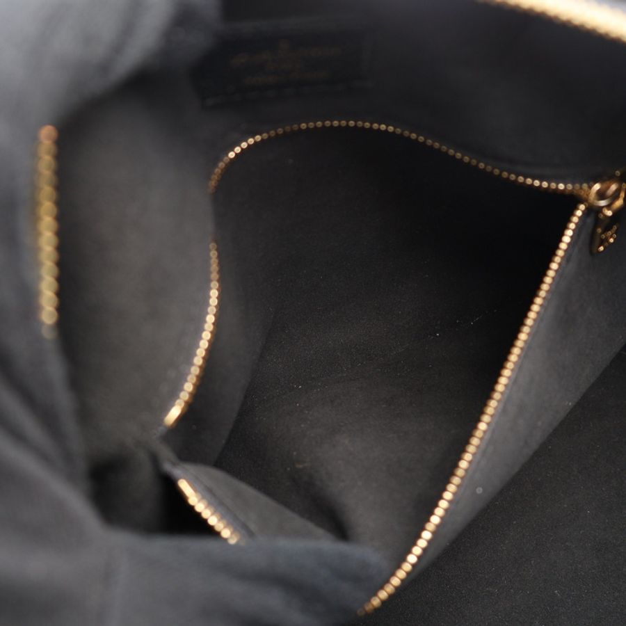 黑色 原花 牛皮 壓紋 Speedy Bandouliere 25 兩用包【LOUIS VUITTON LV 路易威登】 M58951-3