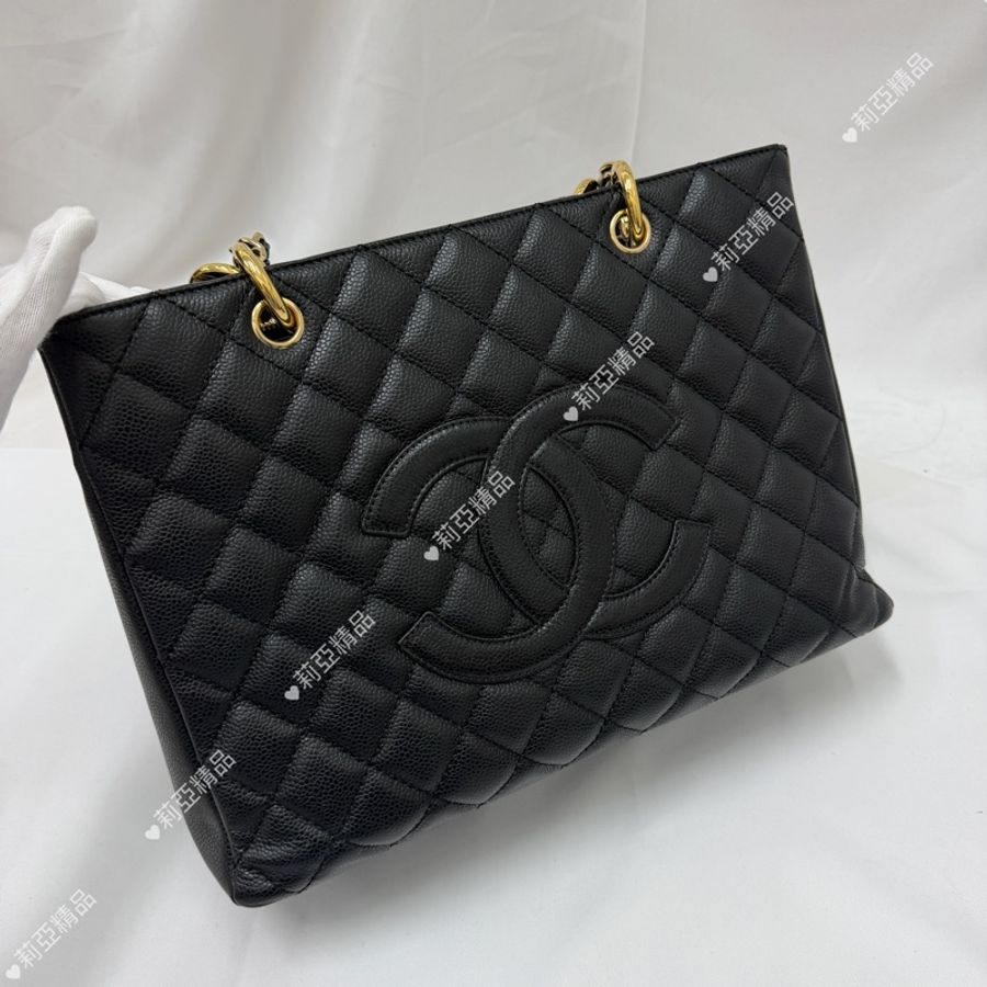 莉亞精品♡Chanel GST 黑金 二手美包-2