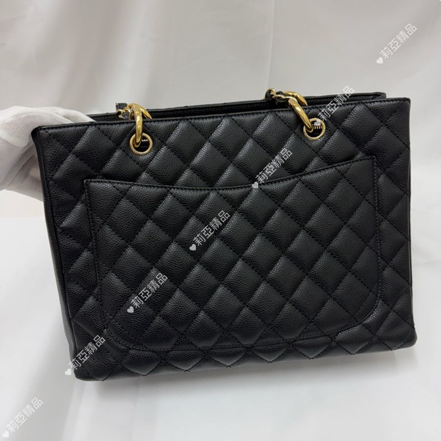 莉亞精品♡Chanel GST 黑金 二手美包-3