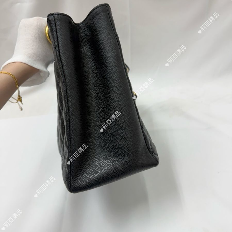 莉亞精品♡Chanel GST 黑金 二手美包-4