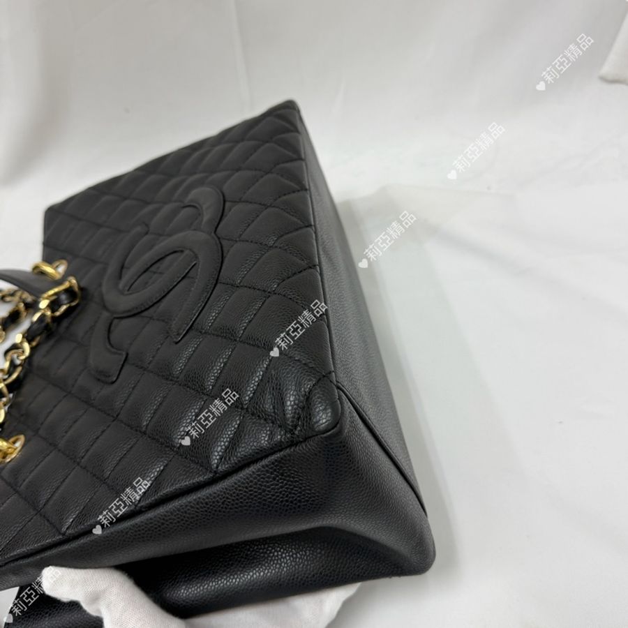 莉亞精品♡Chanel GST 黑金 二手美包-10