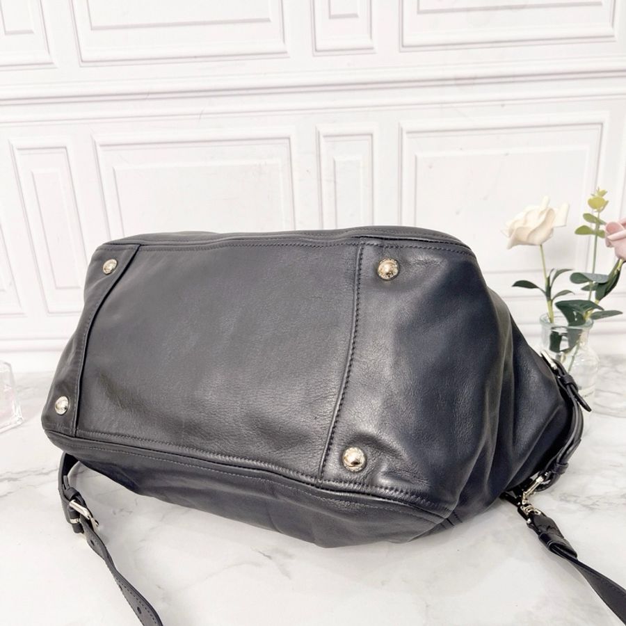 🖤 PRADA 限定款黑銀航海船牌手提斜背包 🖤-6