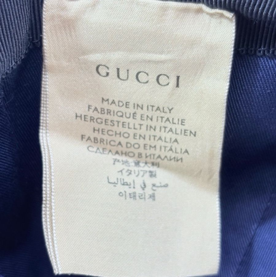 GUCCI古馳雙G老花滿LOGO棒球帽 S碼-10