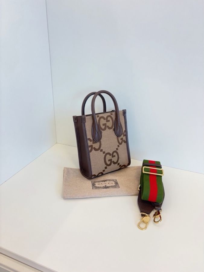 ✨Gucci|大logo老花竪版琴譜包|紅綠條紋寬肩帶|98以上新-2