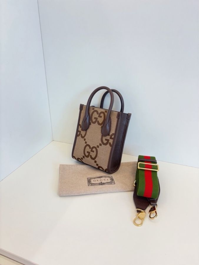 ✨Gucci|大logo老花竪版琴譜包|紅綠條紋寬肩帶|98以上新-3
