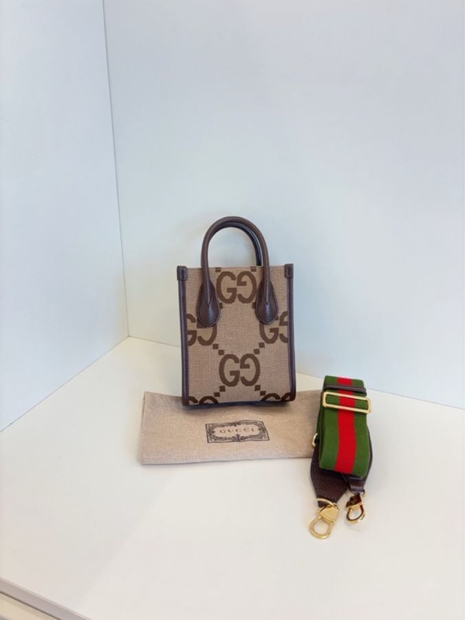 ✨Gucci|大logo老花竪版琴譜包|紅綠條紋寬肩帶|98以上新-4