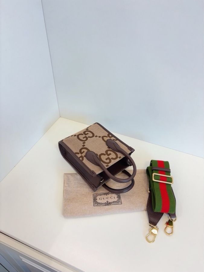 ✨Gucci|大logo老花竪版琴譜包|紅綠條紋寬肩帶|98以上新-5