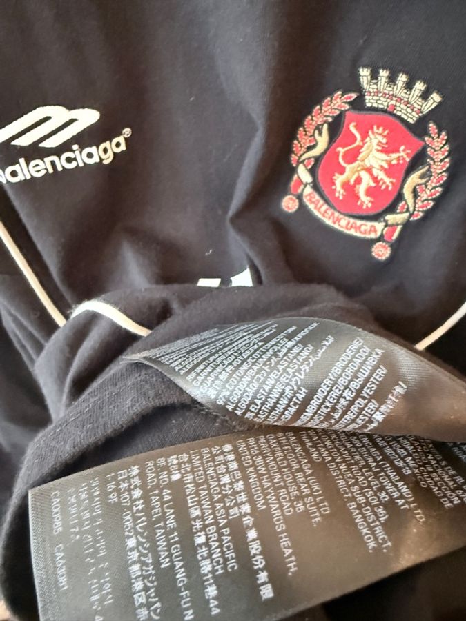 Balenciaga✨足球城市系列曼聯字母球衣oversize長袖上衣 #1-15